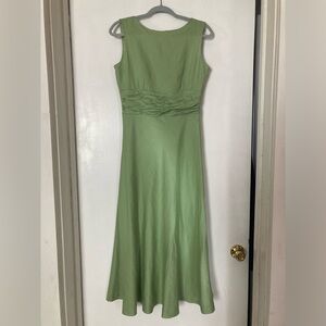 Vintage Jessica Howard Light Green Sleeveless Maxi Dress